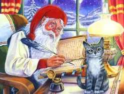 SunsOut Pièces XXL - Et Comment Tu t'Appelles ?*Femme/Enfant Chats|Rétros Et Nostalgie