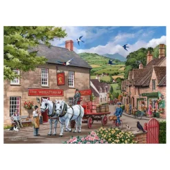 HOP - House of Puzzles Pièces XXL - Faire Leur Part*Enfant Chevaux|Villes Et Villages