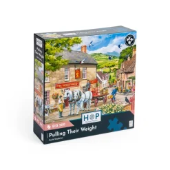 HOP - House of Puzzles Pièces XXL - Faire Leur Part*Enfant Chevaux|Villes Et Villages