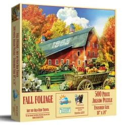 SunsOut Pièces XXL - Feuillage d'Automne*Enfant Animaux De La Ferme|De 500 À 999 Pièces