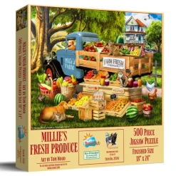 SunsOut Pièces XXL - Fruits et Légumes de Millie*Enfant Rétros Et Nostalgie|Déco Culinaire