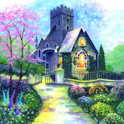 SunsOut Pièces XXL - Église Irlandaise*Enfant Églises, Cathédrales Et Mosquées|Carré