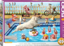 Eurographics Pièces XXL - Journée de folie à la piscine - Lucia Heffer*Femme/Enfant Pièces Xxl Adultes|Chiens
