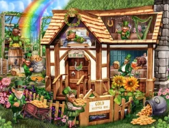 SunsOut Pièces XXL - La Maison du Leprechaun*Enfant Puzzles Pour Enfants|Cottages Et Châlets