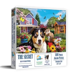 SunsOut Pièces XXL - Le Secret*Enfant Chiens|Forêts, Fleurs Et Jardins