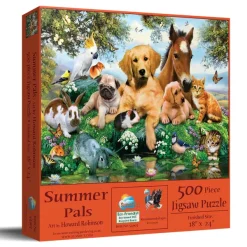 SunsOut Pièces XXL - Les Amis de l'Été*Enfant Chiens|Chevaux