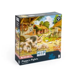 HOP - House of Puzzles Pièces XXL - Les Porcelets De Poppy*Enfant Animaux De La Ferme|Pièces Xxl Enfants