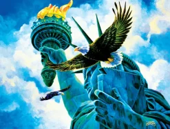 SunsOut Pièces XXL - L'Esprit de la Liberté*Enfant Oiseaux|Monuments