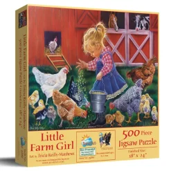 SunsOut Pièces XXL - Little Farm Girl*Femme/Enfant Animaux De La Ferme|Bébés Et Enfants