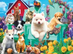 SunsOut Pièces XXL - L'équipe du Banc*Enfant Chiens|De 500 À 999 Pièces