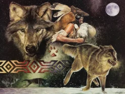 SunsOut Pièces XXL - Lune d'Arapaho* Loups