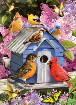 Cobble Hill Pièces XXL - Maison d'Oiseau de Printemps*Enfant Oiseaux|Forêts, Fleurs Et Jardins
