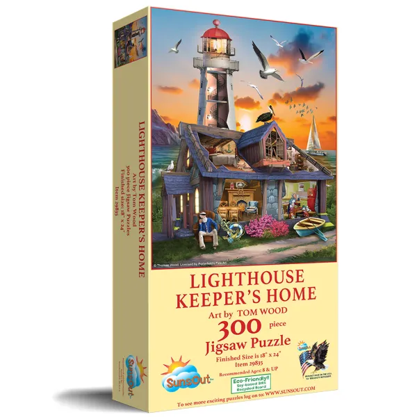 SunsOut Pièces XXL - Maison du Gardien de Phare*Enfant Mers Et Océans|Phares Et Moulins