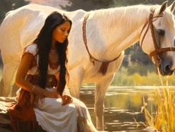 SunsOut Pièces XXL - Nostalgie*Femme Chevaux|Hommes Et Femmes