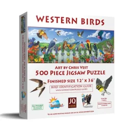 SunsOut Pièces XXL - Oiseaux de l'Ouest*Enfant Oiseaux|Montagnes