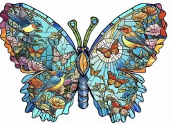 SunsOut Pièces XXL - Oiseaux. Fleurs Et Papillons* Forme