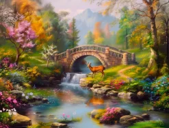 SunsOut Pièces XXL - Paix de l'Après-Midi*Enfant Animaux De La Forêt|Ponts