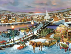 SunsOut Pièces XXL - Paix pour Tous*Femme/Enfant Rétros Et Nostalgie|Noël