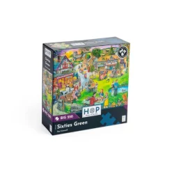 HOP - House of Puzzles Pièces XXL - Place de Village des Années Soixante*Enfant À Partir De 9 Ans|Rétros Et Nostalgie