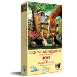 SunsOut Pièces XXL - Pouvons Nous Etre Amis ?*Enfant Chiens|Animaux De La Ferme