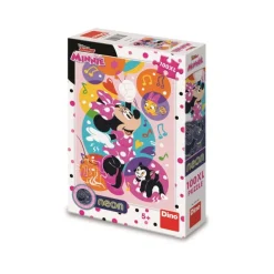 Dino Pièces XXL - Puzzle Néon - Minnie*Enfant Pièces Phosphorescentes|Puzzles Pour Enfants