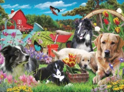 SunsOut Pièces XXL - Qui à la Main Verte ?*Enfant Chiens|Déco Et Objets