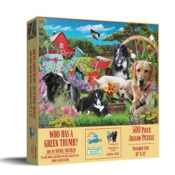 SunsOut Pièces XXL - Qui à la Main Verte ?*Enfant Chiens|Déco Et Objets