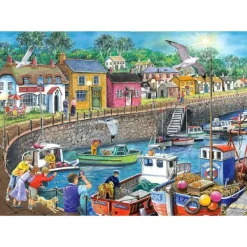 HOP - House of Puzzles Pièces XXL - Survol de Mouettes*Enfant À Partir De 9 Ans|Oiseaux