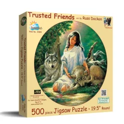 SunsOut Pièces XXL - Trusted Friends*Femme Loups|Hommes Et Femmes