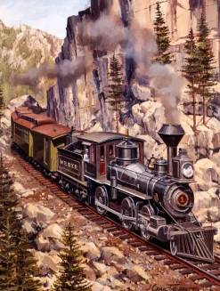 SunsOut Pièces XXL - Virage de la Locomotive*Enfant Trains|Rétros Et Nostalgie