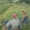Grafika Kids Pissarro Camille - Camille Pissarro : Jeunes Paysannes se Reposant dans les Champs Près de Pontoise, 1882*Enfant Art|Dès 6 Ans : 50 À 100 Pièces