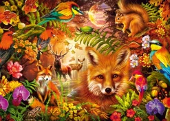 Schmidt Spiele Plumes, Pelages et Fleurs* Oiseaux|Animaux De La Forêt