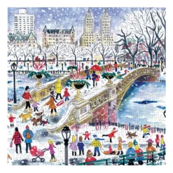 Galison Pont Bow à Central Park - Puzzle 500 Pièces* De 4 000 À 5 000 Pièces|De 4 000 À 5 000 Pièces