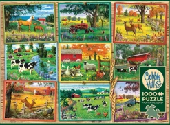 Cobble Hill Postcards from the Farm* Animaux De La Ferme|De 1 000 Pièces