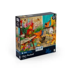 HOP - House of Puzzles Poule Piquée* Animaux De La Ferme|Forêts, Fleurs Et Jardins