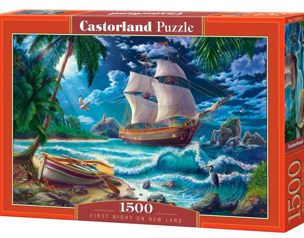 Castorland Première Nuit sur une Nouvelle Terre* De 1 500 Pièces|De 1 500 Pièces