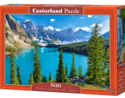 Castorland Printemps au Lac Moraine, Canada* Parcs Naturels Et Nationaux|Montagnes