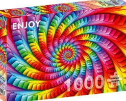 Enjoy Puzzle Psychedelic Rainbow Spiral* Déco Et Objets|Art