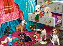 Castorland Puppies in the Garden* Chiens|Dès 9 Ans : 251 À 399 Pièces