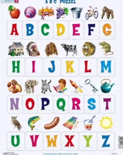 Larsen Puzzle Cadre - ABC Puzzel (en Hollandais)*Enfant Cadre|Puzzles Pour Enfants