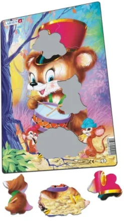 Larsen Puzzle Cadre - Animaux de la Forêt*Enfant Cadre|Animaux De La Forêt