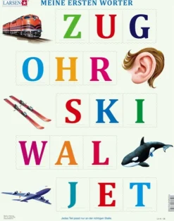 Larsen Puzzle Cadre - Apprendre à épeler (en Allemand)*Enfant Cadre|Puzzles Pour Enfants