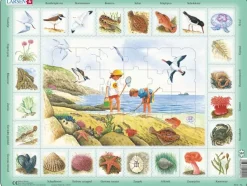 Larsen Puzzle Cadre - Bord de mer (en Hollandais)*Enfant Cadre|Puzzles Pour Enfants