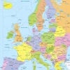 Larsen Puzzle Cadre - Carte de l'Europe en Espagnol*Enfant Cadre|Cartes Du Monde