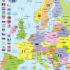 Larsen Puzzle Cadre - Carte Politique de l'Europe (Italien)*Enfant Cadre|Puzzles Pour Enfants