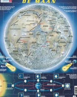 Larsen Puzzle Cadre - De Maan (en hollandais)*Enfant Cadre|Soleil, Lune