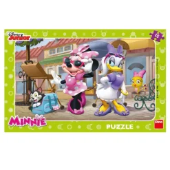 Dino Puzzle Cadre - Minnie à Montmartre*Enfant Cadre|Puzzles Pour Enfants