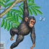 Larsen Puzzle Cadre - Petit Singe*Enfant Cadre|À Partir De 2 Ans