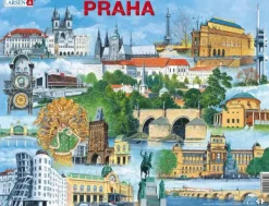 Larsen Puzzle Cadre - Prague*Enfant Cadre|Villes Et Villages