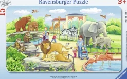 Ravensburger Puzzle Cadre - Voyage au Zoo*Enfant Cadre|Animaux Sauvages